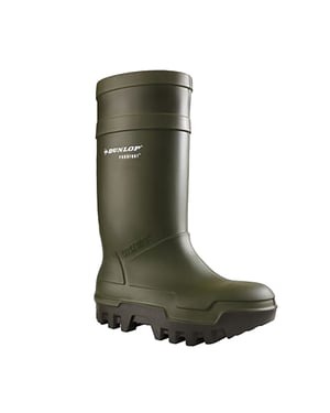 Dunlop Unisex Purofort Thermo Plus Full Safety Gummistiefel für Erwachsene (Grün)