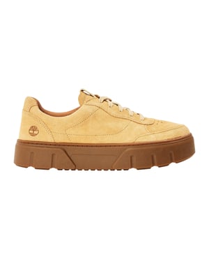 Timberland - "Laurel" Sneaker für Damen, Plattform-Absatz (Mittelbeige)