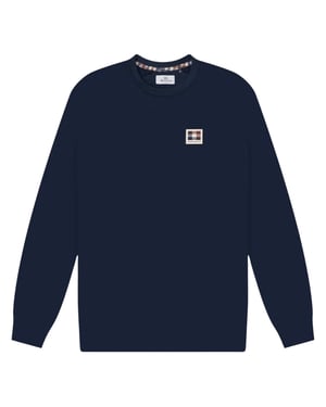 Aquascutum Active Patch Rundhalsausschnitt Marineblau