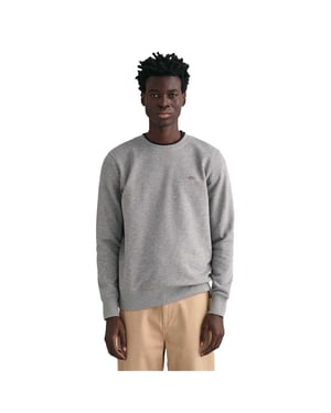 Gant - Sweatshirt für Herren, Rundhalsausschnitt (Grau)