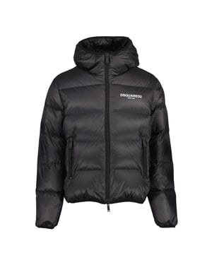 Dsquared2 Schwarze Daunenjacke