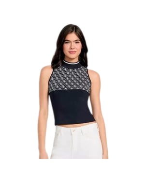Guess Pullover mit Markenlogo - Schwarz