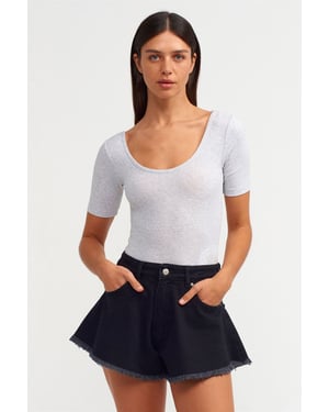 Slim Fit Baumwollmischung Einteiler