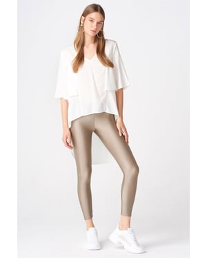 Hochgeschnittene Slim-Fit Leggings