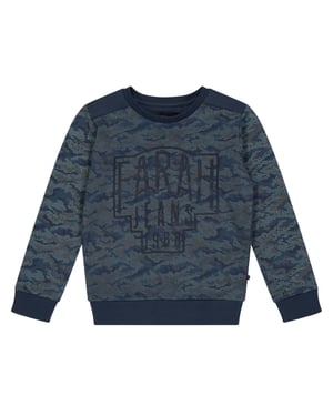 Farah - Sweatshirt für Kinder, Rundhalsausschnitt (Blau)