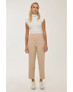 Nude Fitted Hochbundhose