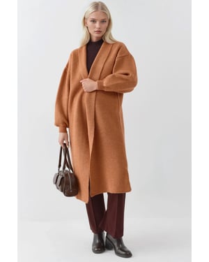Langer Strickjacke Cardigan