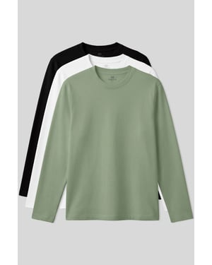 Tommy Life Herren 3-teiliges Baumwoll-Jersey-Koordination-Set - Mehrfarbig