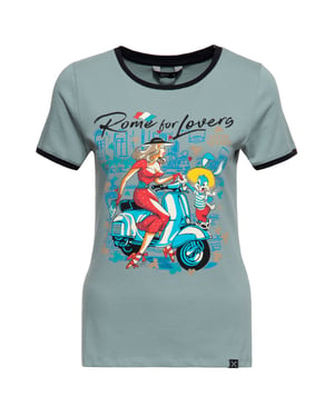 Queen Kerosin Damen T-Shirt Rome for Lovers