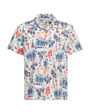 King Kerosin Herren Hawaiihemd Paris