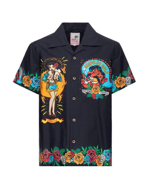 King Kerosin Herren Hawaii Hemd Acapulco Gold