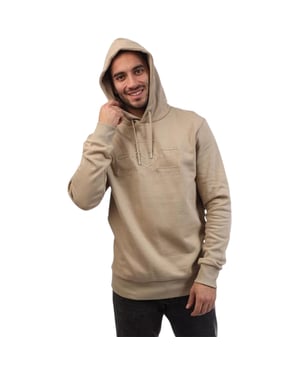 Gant - "Archive Shield" Kapuzenpullover für Herren, Regulär (Beige)