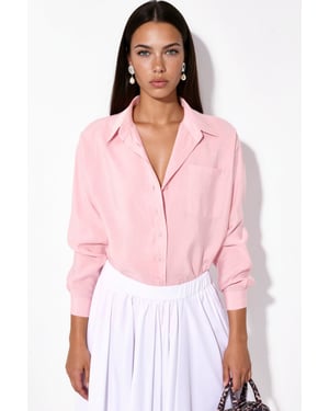 Übergrößen-Shirt aus Modal-Viscose-Mix