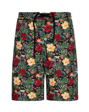 King Kerosin Herren Badeshorts Hibiscus