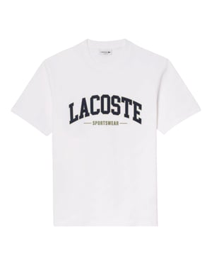 Lacoste - T-Shirt für Herren/Damen Unisex (Weiß)