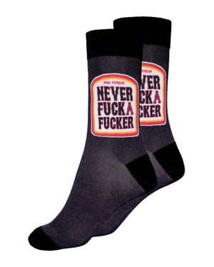 King Kerosin Herren Socken Never F*ck a F*cker