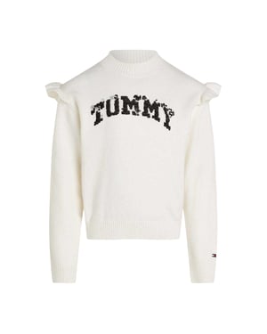 Tommy Hilfiger - Pullover für Mädchen, Jerseyware (Elfenbein)