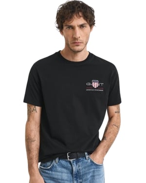 Gant | Herren T-Shirt mit gesticktem Archiv-Schild