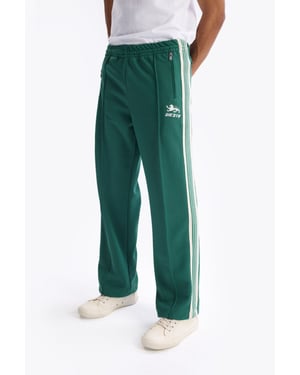 Herren gestreifte weite Strickhosen