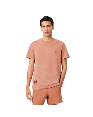 Lacoste - T-Shirt für Herren, Rundhalsausschnitt, Regulär (Latte)