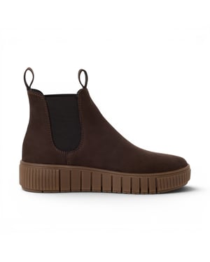 Tamaris Damen braune Leder-Chelsea Knöchelstiefel – 25403-43