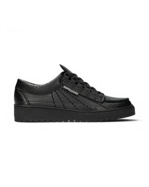 Mephisto Rainbow Herrenleder-Schwarze Spazierschuhe – Mamouth 714