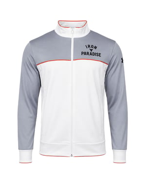 Under Armour x Project Rock Strick Männer weiße Trainingsjacke
