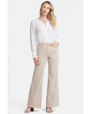 Mia Palazzo-Jeans in Petite mit Hoher Taille
