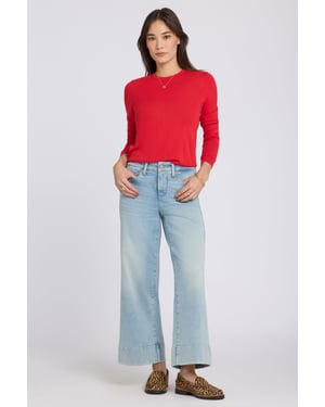 Teresa Weite Beinomanschettenjeans aus Re-New Denim