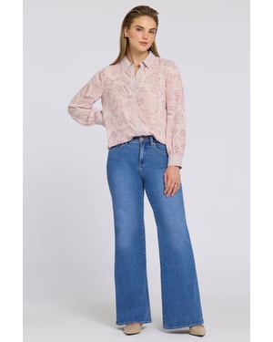 Mia Palazzo Jeans mit Hoher Taille