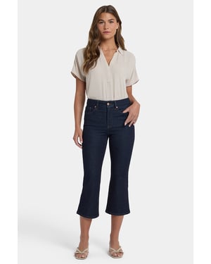 Monica Kick-Flare-Crop-Jeans mit hoher Taille