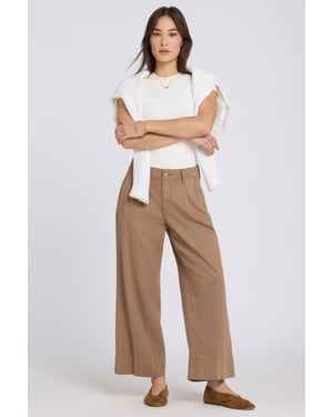 Teresa Schlagjeans mit hoher Taille und weitem Bein
