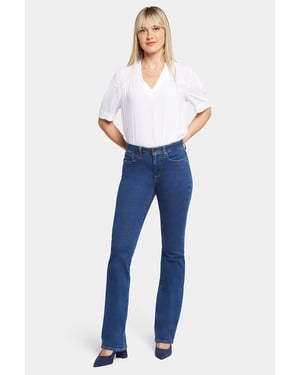 Barbara Bootcut Jeans Mittelblau Premium-Denim (Petite)