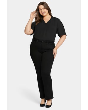 Barbara Bootcut Schwarzes Premium-Denim (Plus)