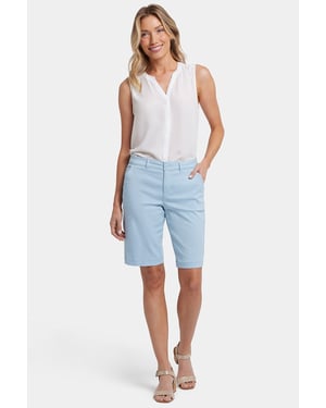 Bermuda-Shorts aus Stretch-Twill
