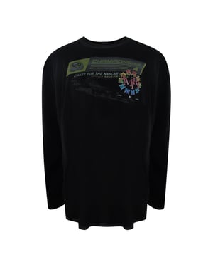 Amiri Langarmshirt Mit Gestapeltem Kreislogo, Schwarz