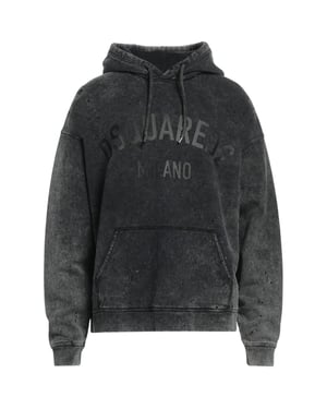 Dsquared2 Milano Destroyed Faded Look Grauer Hoodie