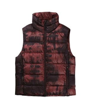 Belstaff Abstrakte Daunenjacke In Lavarot Mit Lorbeermuster