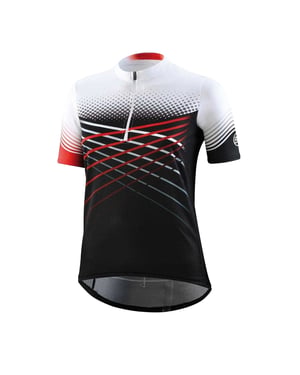 Bicycle Line - "Edera MTB" Radfahr-Trikot für Damen (Schwarz/Rot)