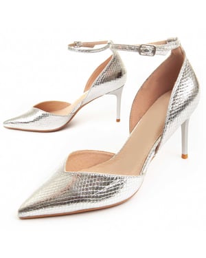 Montevita Absatzschuh Festshoe6 in Silber