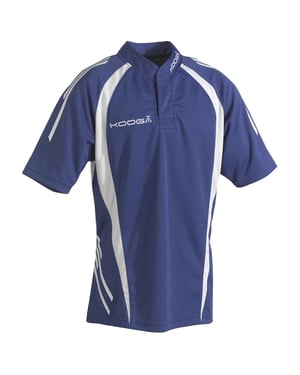 KooGa Teamwear Kinder Match Shirt (Königsblau/Weiß)