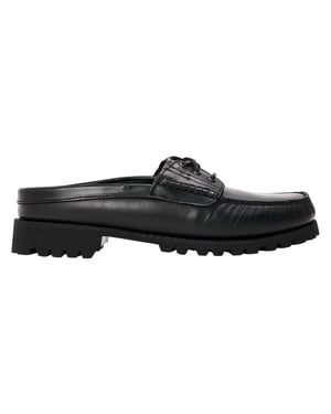 Timberland - "Vibram" Mules für Herren, Leder, Mokassin-Spitze (Schwarz)