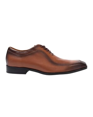 Giorgio - Formelle Schuhe für Herren, Vollnarbenleder, Niedriger Absatz (Braun)