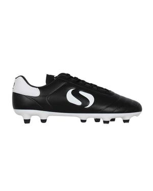 Sondico - "Strike" Fußballschuhe für weichen Boden für Kinder (Schwarz/Weiß)