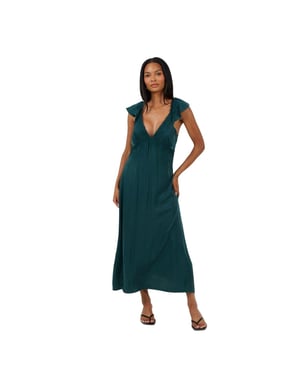 Brave Soul - Maxikleid für Damen, Regulär (Smaragd)