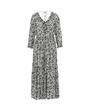 Boss - "Dellima" Wickelkleid für Damen, V-Ausschnitt (Braun)