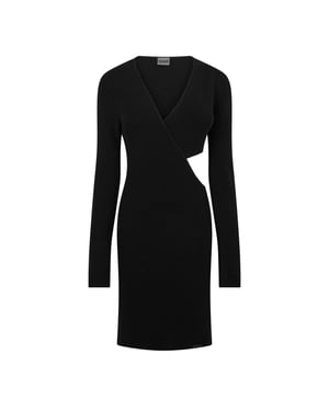 Hugo - "Skelletty" Minikleid für Damen, Langärmlig (Schwarz)