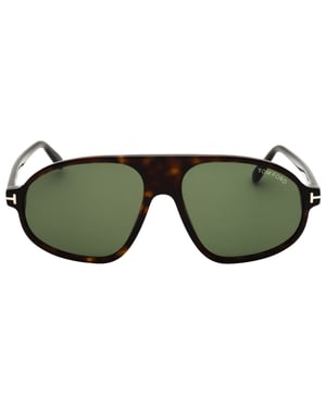 Tom Ford Erol Sonnenbrille In Dunkel-havanna