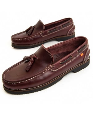 Purapiel Mokassin Pullnauk Bordeaux