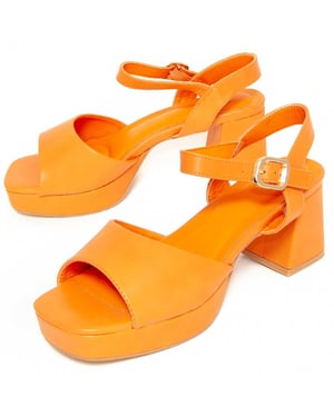 Montevita Heel Sandale Comodosan Orange